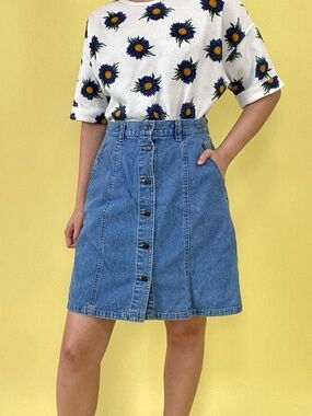 Vintage Denim Skirt